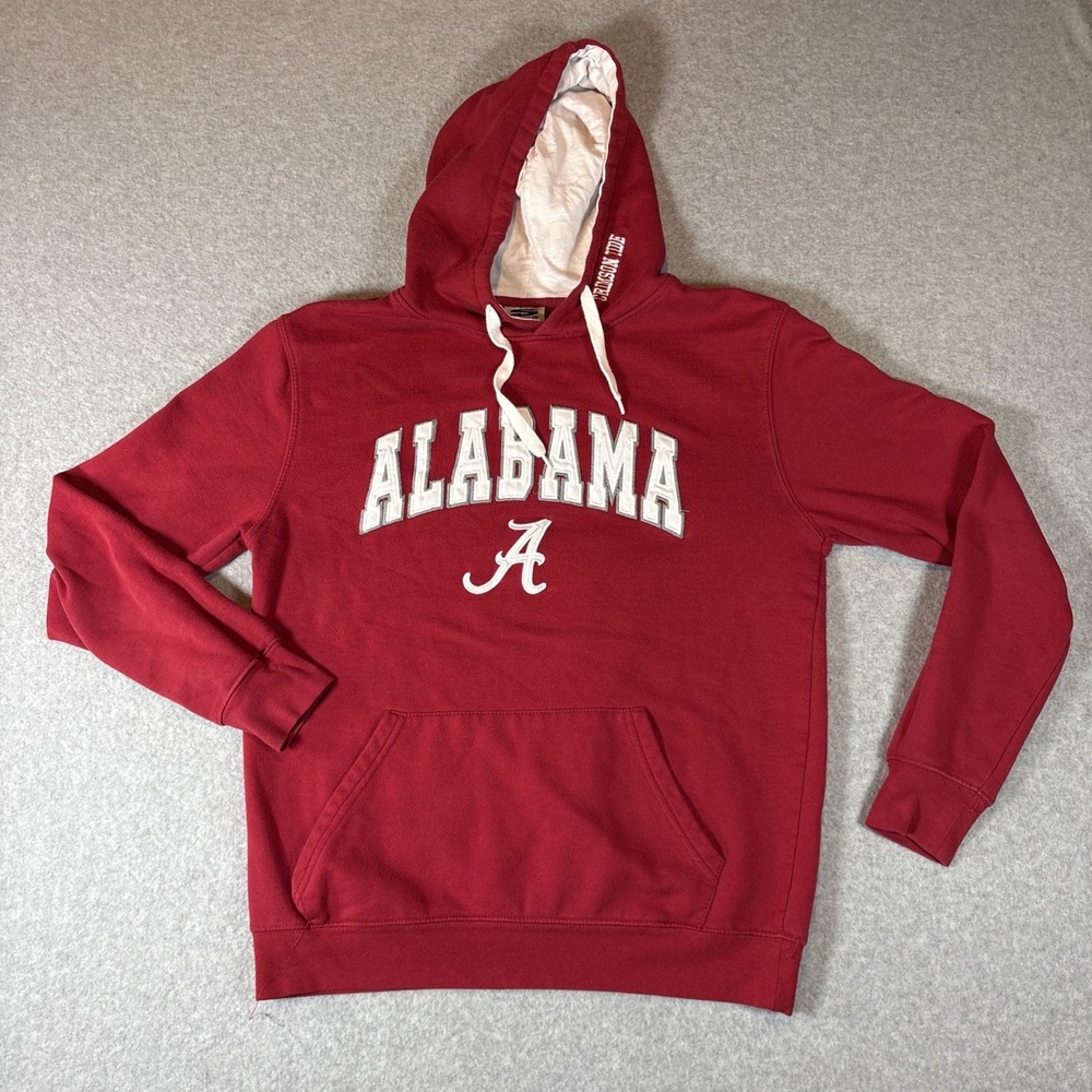 Alabama Women's Red Hoodie Stadium Athletics Sz M Crimson Tide NCAA Large Logo